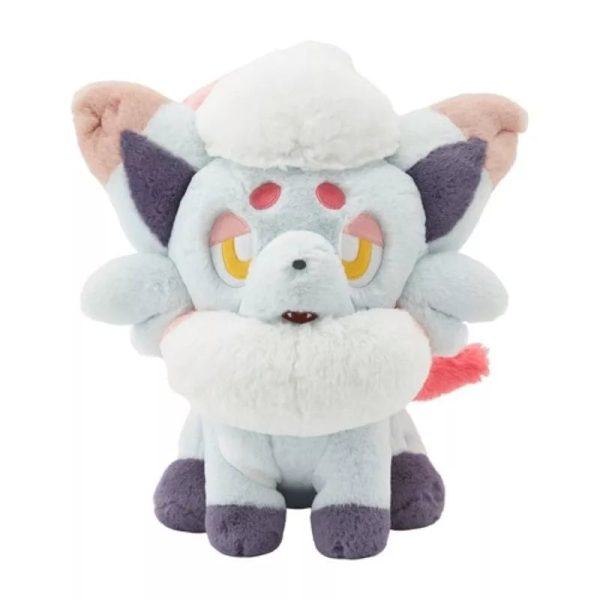 Pokemon Center Original Fuwa Fuwa Hisuian Zorua Plush Doll JAPAN OFFICIAL Discount