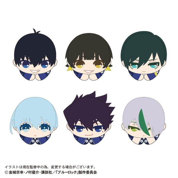 Blue Lock Hugchara Collection 4 Complete Set Box Mascot Plush JAPAN OFFICIAL Hot on Sale