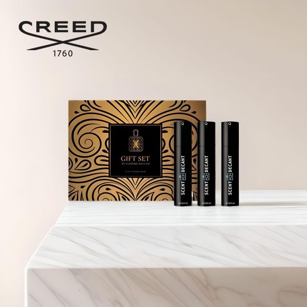 Creed Gift Set Mens - Creed Aventus, Creed Silver Mountain & Creed Green Irish Tweed Online Sale