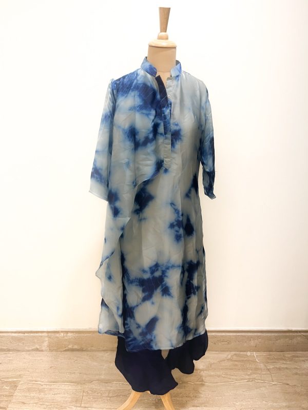 Blue tie die tunic | READY TO SHIP Sale