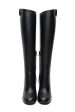 VALENTINO GARAVANI Black Leather Ono Knee-High Boots 38.5 (New) Online Hot Sale