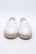 CHANEL White Calfskin Espadrilles 41 (New) Online