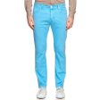 JACOB COHEN J688 Comfort Vintage Light Blue Cotton Stretch Slim Fit Jeans Pants US 33 Hot on Sale