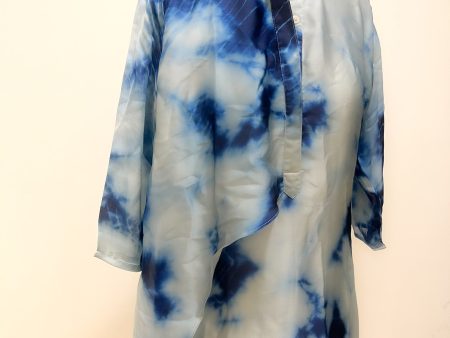 Blue tie die tunic | READY TO SHIP Sale