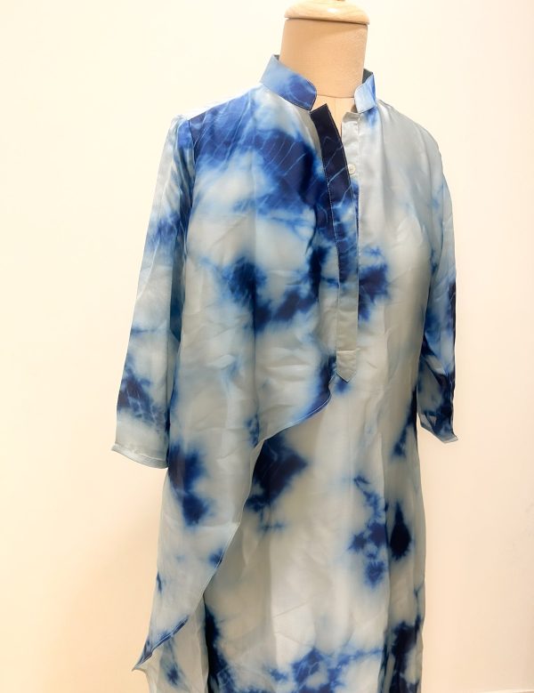 Blue tie die tunic | READY TO SHIP Sale