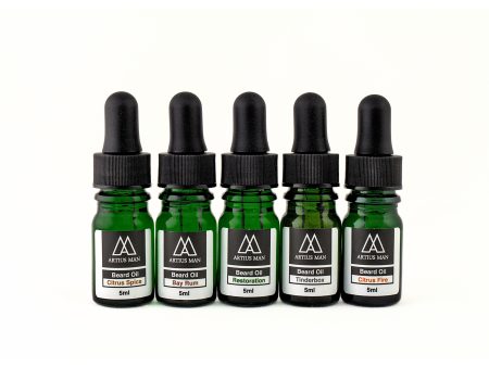 Beard Oil Sample Pack - 5 Count Fashion