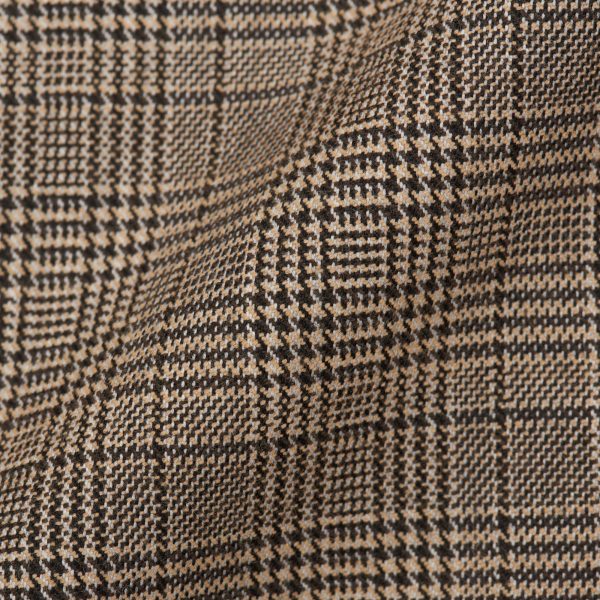 VINCENZO PALUMBO  Alfred  Tan Plaid Wool Jacket EU 46 NEW US 34 Slim Fit For Sale