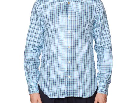 KITON Napoli Handmade Gingham Checked Cotton Button-Down Dress Shirt EU 39 NEW US 15.5 For Sale