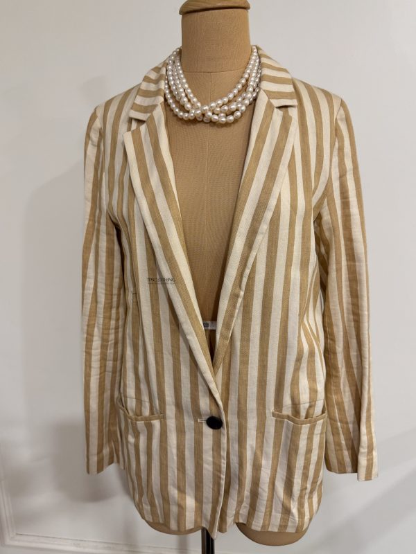 LINEN LONG BLAZER For Cheap