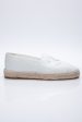 CHANEL White Calfskin Espadrilles 41 (New) Online