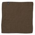 VANNUCCI Milano Handmade Brown Dot Wool Pocket Square NEW 32cm x 32cm Sale