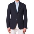 SARTORIA PARTENOPEA Navy Blue Stretch Jacket EU 50 NEW US 40 Current Model on Sale