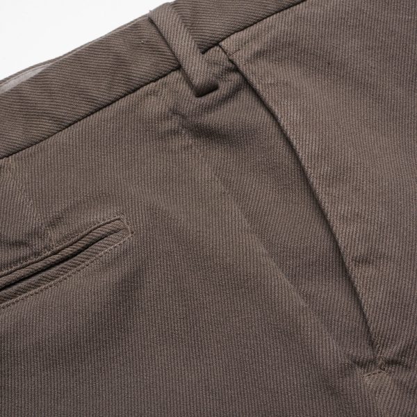 INCOTEX (Slowear) Gray Twill Cotton Flat Front Pants EU 60 NEW US 44 Slim Fit Online Hot Sale