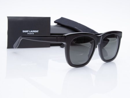 SAINT LAURENT Black Acetate Sunglasses Online Hot Sale