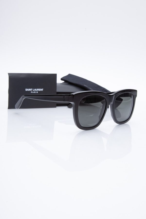 SAINT LAURENT Black Acetate Sunglasses Online Hot Sale