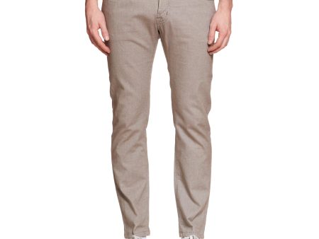 JACOB COHEN W622 Comfort Light Brown Cotton Stretch Slim Fit Jeans Pants US 33 Online Sale