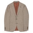 VINCENZO PALUMBO  Alfred  Tan Plaid Wool Jacket EU 46 NEW US 34 Slim Fit For Sale