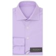 BESPOKE ATHENS Handmade Light Purple Cotton French Cuff Dress Shirt EU 38 NEW US 15 Online Sale