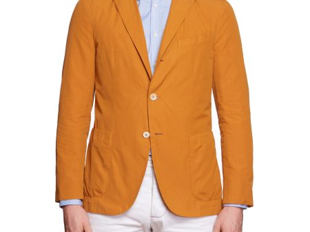 BOGLIOLI Milano  K.Jacket  Orange Cotton Unlined Jacket EU 48 NEW US 38 Online Sale