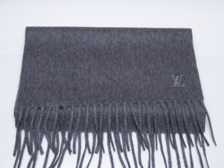 LOUIS VUITTON Jhelum Clair Gray Scarf (New) Online Sale