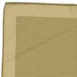 VANNUCCI Milano Handmade Green Houndstooth Wool-Silk Pocket Square NEW 32cm x 32cm Fashion