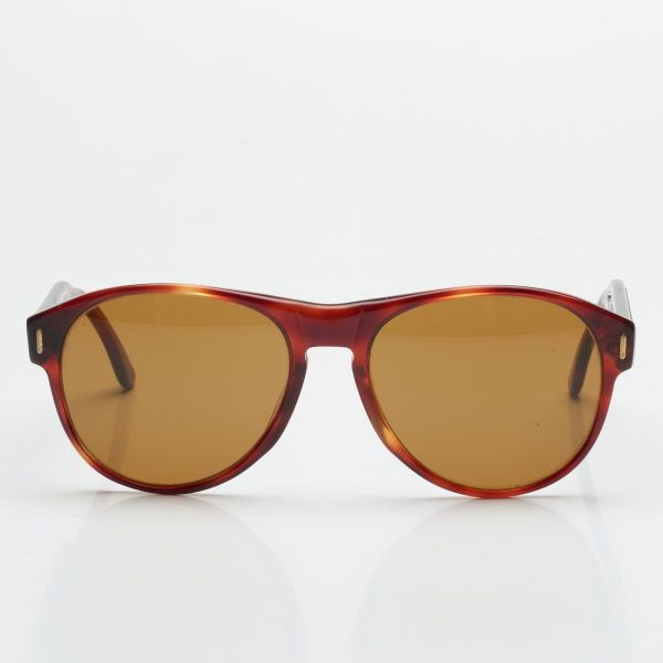 Vintage LE CLUB Tortoise Aviator Sunglasses with Case Made in Italy Online now