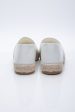 CHANEL White Calfskin Espadrilles 41 (New) Online