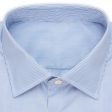 BESPOKE ATHENS Handmade Blue Hairline Striped Cotton Shirt 43 NEW 17 Slim Fit Discount