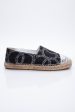 CHANEL Black Silver CC Espadrilles 41 on Sale