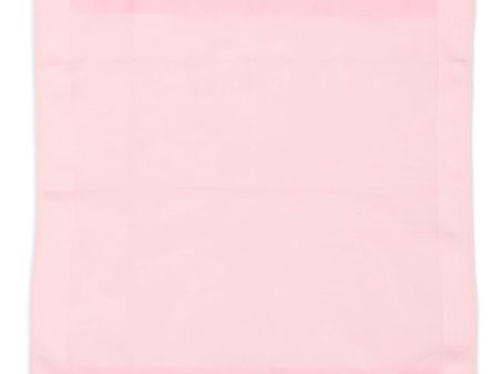 VANNUCCI Milano Handmade Pink Cotton Pocket Square NEW 30cm x 30cm Online now