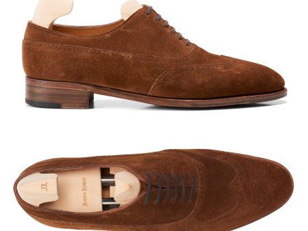 JOHN LOBB By REQUEST  Cavendish  Suede Oxford Shoes UK 7.5E US 8.5 Last 7000 For Discount