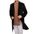 KITON Napoli Handmade Black Cashmere Vicuna Peru DB Coat Overcoat NEW For Cheap