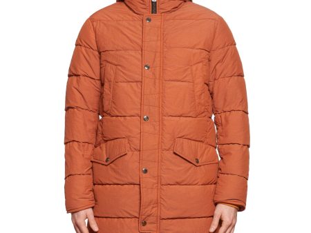 KITON KIRED Orange Goose Down Hooded Parka Puffer Jacket Coat 50 M For Sale