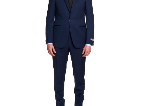 CANALI 1934 Navy Blue Water Resistant Wool 1 Button Formal Suit EU 50 US 40 Slim Fit Online