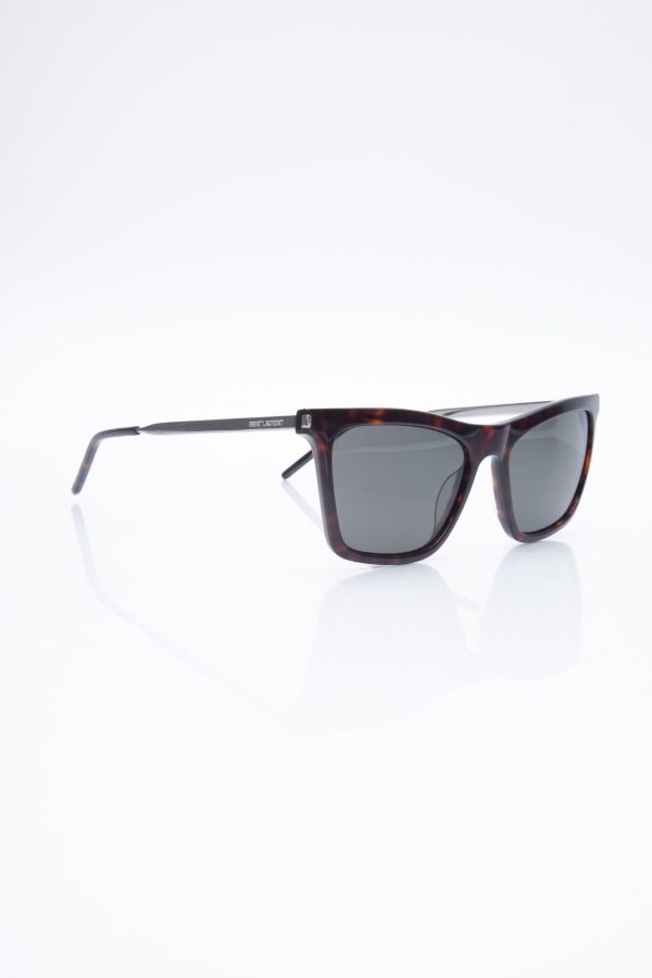 SAINT LAURENT Havana Silver Grey Sunglasses Discount