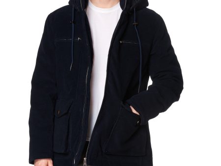 KITON KIRED  Keal  Dark Blue Cotton Goose Down Padded Hooded Parka Jacket Coat XL Online Sale