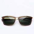 Rare B&L RAY BAN Tortoise-Gold Olympian II L1005 Sunglasses G-15 57mm Fashion