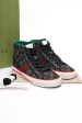 GUCCI Black Tennis 1977 High- Top Sneakers GG Canvas 39.5 Online now