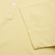 FEDELI  Tommy  Light Yellow Cotton Short Sleeve Pique Polo Shirt 48 NEW S Slim Supply