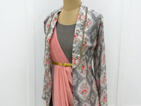 Floral Jumpsuit Drape on Sale