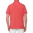 FEDELI  North  Rouge Pink Cotton Pique Frosted Short Sleeve Polo Shirt 50 NEW M Online now