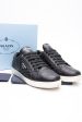 PRADA Calzature Donna Black Black Nappa Sneakers 38 Fashion