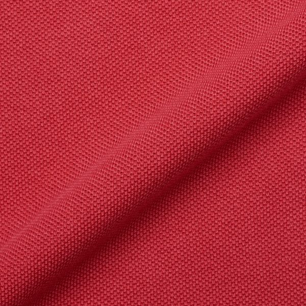 FEDELI  North  Brick Red Cotton Pique Short Sleeve Polo Shirt EU 50 NEW US M For Cheap