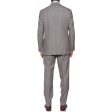 D AVENZA Handmade Gray Wool Double Breasted Suit EU 52 NEW US 42 Cheap