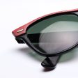 Vintage B&L RAY BAN Wayfarer II W0492 Copper Red Black Sunglasses Street Neat Hot on Sale