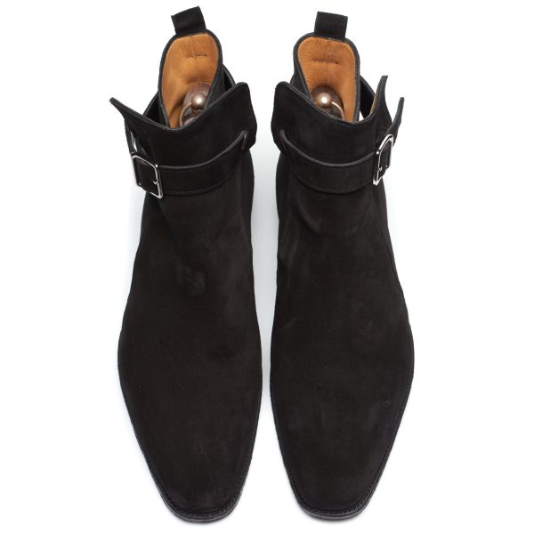 GAZIANO & GIRLING  London  Black Suede Leather Jodphur Boots UK 8E US 8.5 Last MH71 Online now