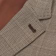 VINCENZO PALUMBO  Alfred  Tan Plaid Wool Jacket EU 46 NEW US 34 Slim Fit For Sale