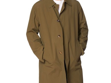 KITON KIRED  Pablo  Olive Laser Cut Technical Rain Jacket Trench Coat Supply