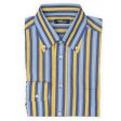 FENICIA Multicolor Striped Poplin Cotton Shirt EU S NEW US 15 Sale