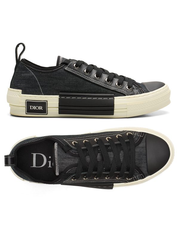 DIOR B23 Black Low-Top Sneaker Shoes EU 40 US 7 Online Hot Sale